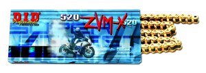 Lant ZVM-X series X-Ring D.I.D Chain 520ZVM-X 112 zale Gold/Gold
