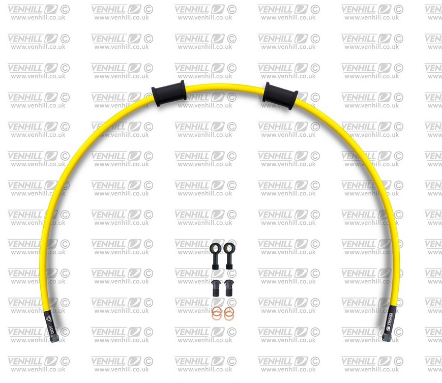 Kit conducte de frana fata Venhill BMW-10008FB-YE POWERHOSEPLUS (1 conducta in kit) Yellow hoses, black fittings