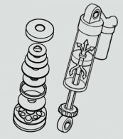 Suspension damping scheme