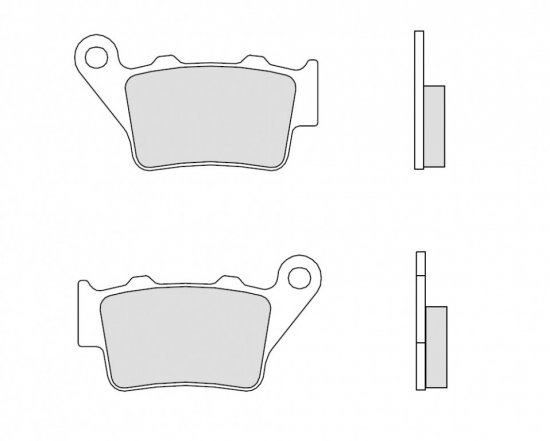 Placute de frana BREMBO pentru BMW F 650 ST (1994-2000)