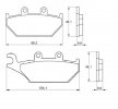 Placute de frana ACCOSSATO AGPA166 OR