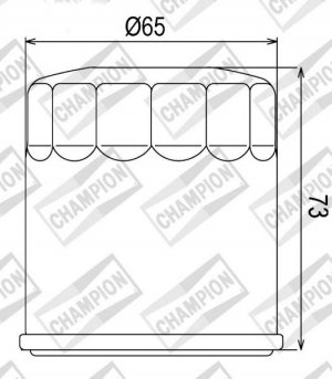 Filtru de ulei CHAMPION COF077