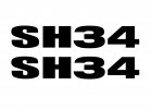 Stickers SHAD for SH34