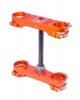 Triple clamp X-TRIG 40504003 ROCS TECH Portocaliu