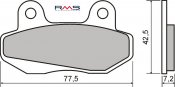 Placute de frana RMS 225102590 organic