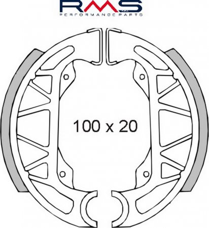 Saboti de frana RMS 225120360