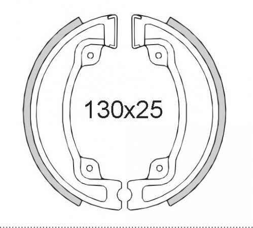 Saboti de frana RMS 225120401 spate