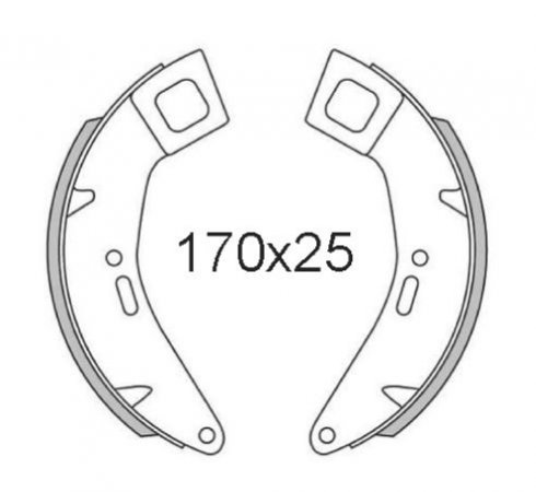 Saboti de frana RMS 225120511 spate