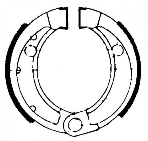 Saboti de frana FERODO 225129053