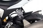 Exhaust brackets PUIG 5002N black stanga