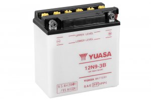 Conventional 12V battery with acid YUASA