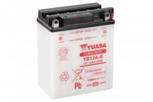 Yumicron battery with acid YUASA