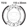 Brake shoe set EBC Y518G canelati inclusiv arcurile