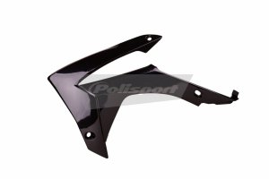 Radiator scoops POLISPORT (pereche) Negru