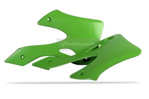 Radiator scoops POLISPORT (pereche) green