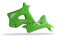 Radiator scoops POLISPORT (pereche) green