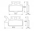 Placute de frana ACCOSSATO AGPA169 OR