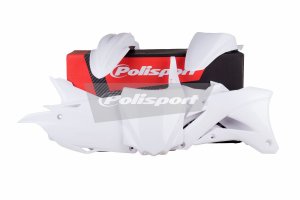 Kit plastice POLISPORT Alb