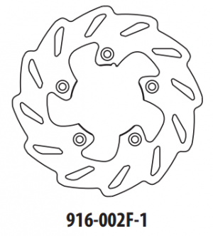 Disc de frana GOLDFREN fata 173,5 mm