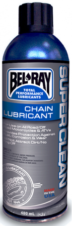 Spray de lubrifiat lantul Bel-Ray SUPERCLEAN CHAIN LUBRICANT (spray 400ml) pentru BMW F 650 (1993-2001)