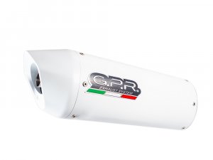 Mid-full system exhaust GPR ALBUS White glossy including removable db killer