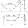 Placute de frana ACCOSSATO AGPA170 OR