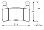 Placute de frana ACCOSSATO AGPA109 EV2