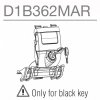 Locking system SHAD D1B362MAR PREMIUM for SH35/SH36