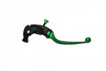 Adjustable folding lever ACCOSSATO aluminium, master cylinder verde