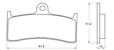 Placute de frana ACCOSSATO AGPA130 EV1