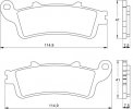 Placute de frana ACCOSSATO AGPA16 OR