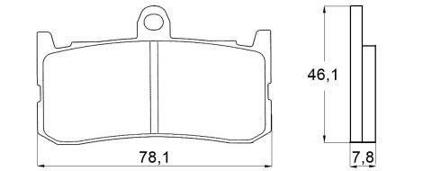 Placute de frana ACCOSSATO AGPA138 EV2