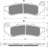 Placute de frana GOLDFREN 055 S3