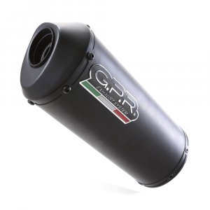 Mid-full system exhaust GPR GHISA Matte Black including removable db killer