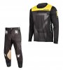 Set of MX pants and MX jersey YOKO KISA black; black/yellow 38 (XXL)
