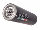 Slip-on exhaust GPR A.19.M3.PP M3 Brushed Stainless steel including removable db killer and link pipe