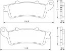 Placute de frana ACCOSSATO AGPA15 OR