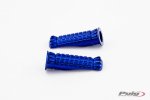 Footpegs without adapters PUIG 9192A R-FIGHTER Albastru