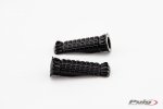 Footpegs without adapters PUIG 9192N R-FIGHTER Negru