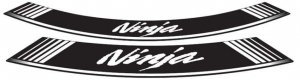 Rim strip PUIG NINJA white set of 8 rim strips