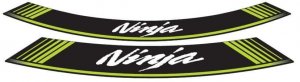 Rim strip PUIG NINJA verde set of 8 rim strips