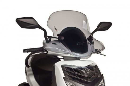 Windshield PUIG CITY TOURING smoke pentru APRILIA RS 50