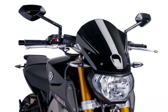 Windshield PUIG 6861N NEW. GEN TOURING Negru