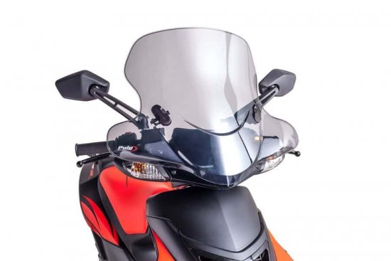 Windshield PUIG CITY TOURING smoke pentru APRILIA RS 50