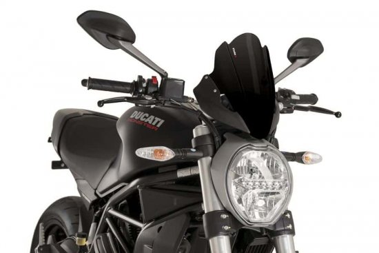 Windshield PUIG 8900N NEW. GEN TOURING Negru