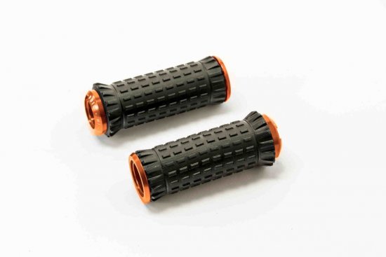Footpegs without adapters PUIG R-FIGHTER S portocaliu pentru APRILIA Tuono 1000 V4 R (APRC)
