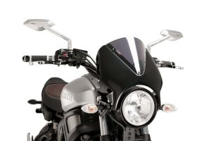 Windshield PUIG 9560H RETROVISION matt black smoke