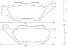 Placute de frana ACCOSSATO AGPA186 ST