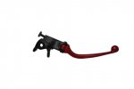 Adjustable folding lever ACCOSSATO aluminium, master cylinder Rosu