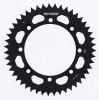 Rear ALU sprocket SUPERSPROX RAL-455:46-BLK Negru 46T, 420